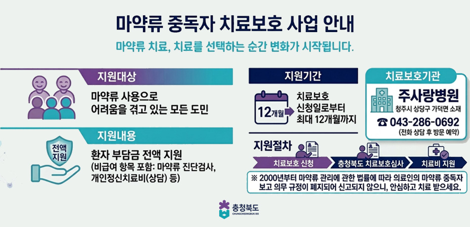 마약류 중독자 치료보호사업