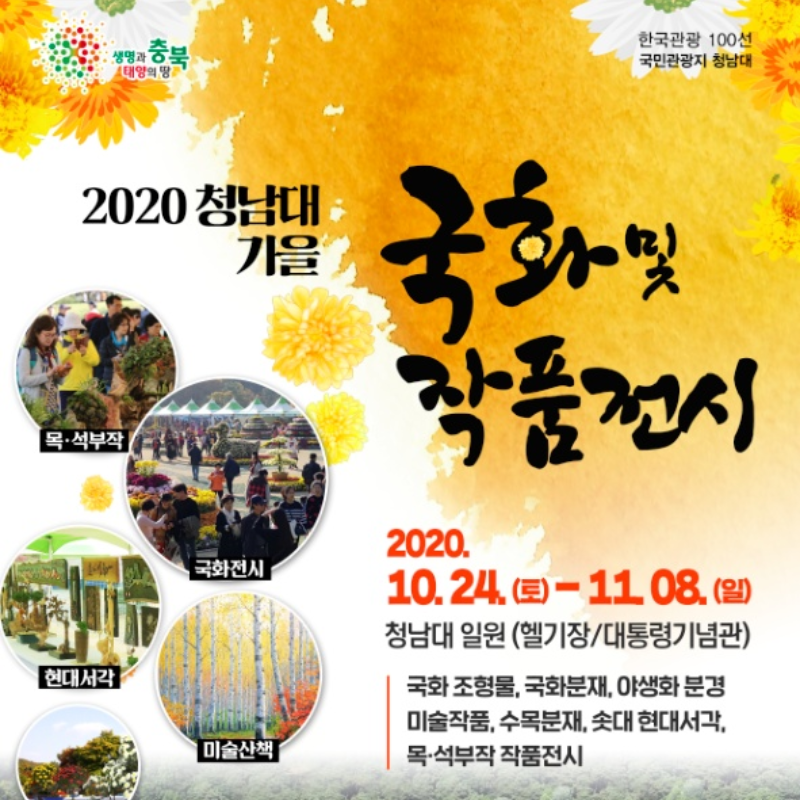 2020 청남대 가을 국화 및 작품전시