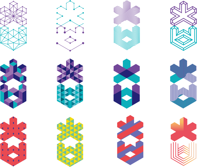 플렉시블 그래픽 로고 12개 이미지